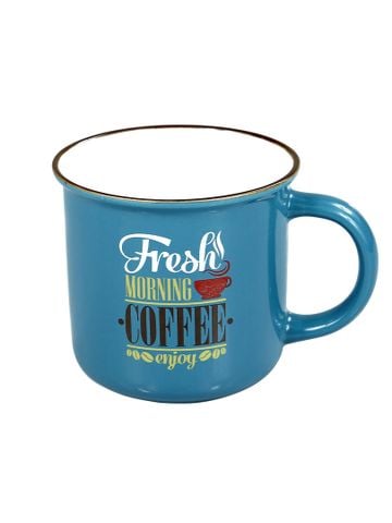 Ly Sứ La Fonte Tráng Men Màu Xanh - 006439-BLU