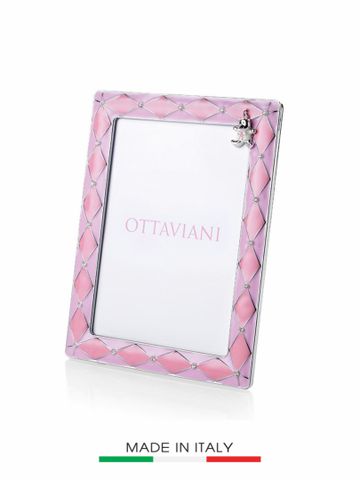 Khung Tranh Bằng Bạc Gắn Hạt Charm 18x24cm OTTAVIAN - 70517R