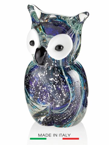 Đồ Trang Trí Bằng Pha Lê Cú Mèo 15cm OTTAVIANI - 800275