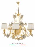  Đèn chùm trang trí   -   Medium Chandelier With Lampshades-6 Lightscode: 2391-6/ROMA 