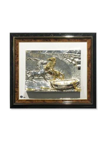 Tượng tranh Cavalli Riva Goldline Italia 43x33 - 70x60cm - VR/1501