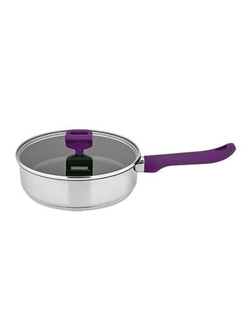 Hình ảnh CHẢO NHÔM NẮP KÍNH 24X6CM 010420601-24
