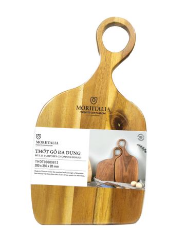 [MỚI] Thớt gỗ đa dụng Moriitalia 200x380x20mm - THOT00009812