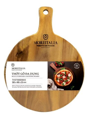 [MỚI] Thớt gỗ đa dụng Moriitalia 300x400x20mm - THOT00009843