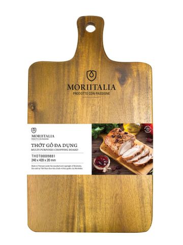[MỚI] Thớt gỗ đa dụng Moriitalia 420x240x20mm - THOT00009881