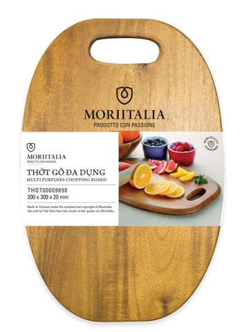 [MỚI] Thớt gỗ đa dụng Moriitalia 300x200x20mm - THOT00009898