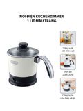  Nồi điện Kuchenzimmer 1.0 lít  3000211 -  trắng 