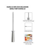  Đồ mài dao bằng thép không gỉ hiệu Delaware - 3000624 