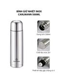  Bình Giữ Nhiệt Inox Carlmann 500ml - BES523 