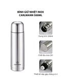  Bình GN inox CarLMann 500ML BES523 