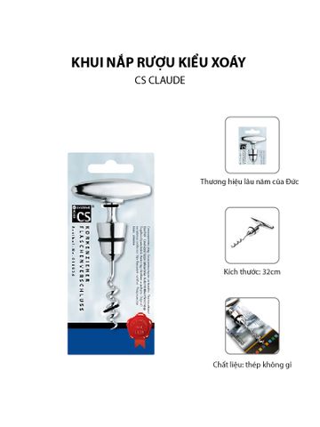 Khui nắp rượu kiểu xoáy CS CLAUDE - 018924