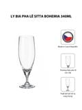  Bộ 6 ly bia pha lê Sitta Bohemia 340ml 