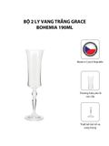  Bộ 2 ly vang trắng Grace Bohemia 190ml 