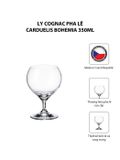 Bộ 6 Ly Cognac Pha Lê Carduelis Bohemia 350ml 