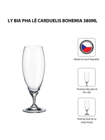  Ly bia pha lê Carduelis Bohemia 380ml 