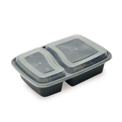 Hộp đựng thực phẩm hình chữ nhật thấp 1000ml – 010092