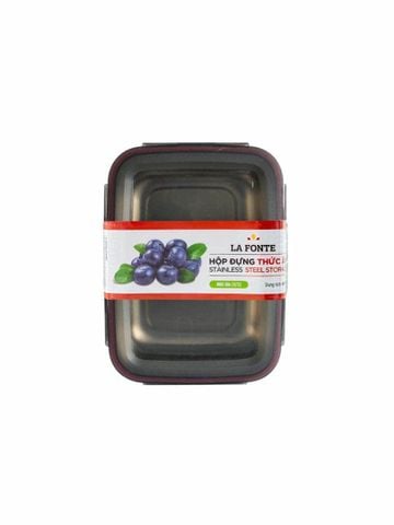  Hộp đựng thức ăn Inox 304 600ml La Fonte 002011 