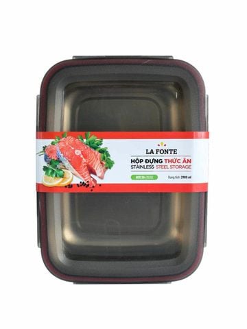  Hộp đựng thức ăn Inox 304 2900ml La Fonte 002035 