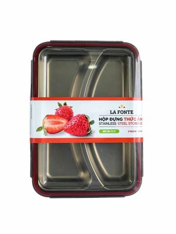  HỘP ĐỰNG THỨC ĂN INOX 304 LA FONTE 3 NGĂN - 002059 