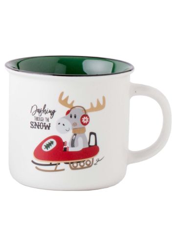  Cốc sứ La Fonte tráng men (006439-WHI-02) 