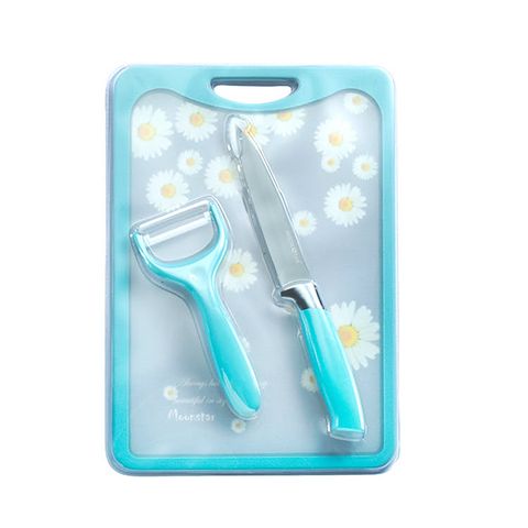 Hình ảnh BỘ DAO THỚT HOA 3 MÓN - 007115B đa năng trong gian bếp