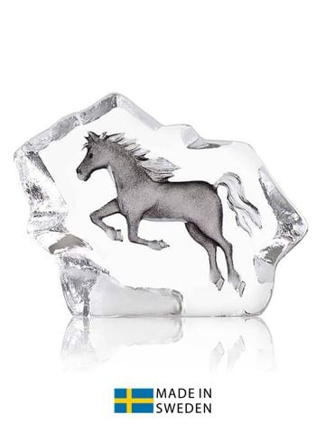 Vật trang trí hình con ngựa lớn bằng pha lê Maleras Horse - 34075