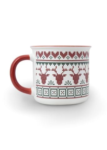  Cốc sứ La Fonte họa tiết giáng sinh - 011884-RED 