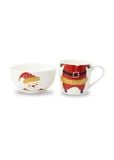  Set cốc và tô sứ La Fonte - 011914 