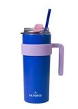  Ly giữ nhiệt kèm ống hút La Fonte 600 ml - 012294-BLU 