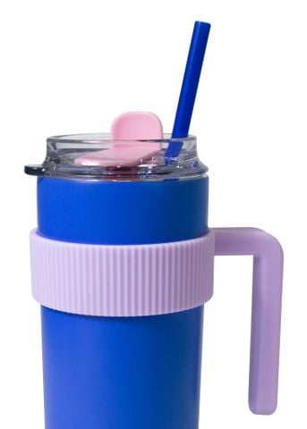  Ly giữ nhiệt kèm ống hút La Fonte 600 ml - 012294-BLU 
