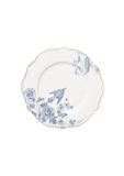  Dĩa sứ xương  cao cấp Moriitalia viền hoa ( 21.2 cm -014441) 