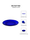  Đĩa thuỷ tinh Duralex Lys Saphir 23.5cm màu saphir - 3006FF06C1111 