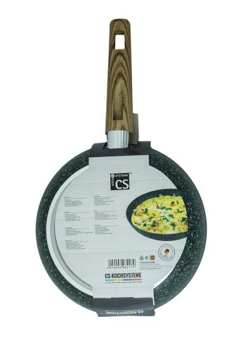 Hình ảnh CHẢO NHÔM CS 24X4.7CM PHỦ CHỐNG DÍNH ĐÁ HOA CƯƠNG - 084172