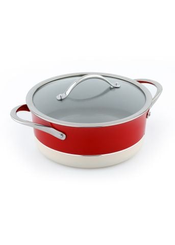Hình ảnh NỒI NHÔM FUSSEN CS 24×10.5CM CÓ NẮP - 095222
