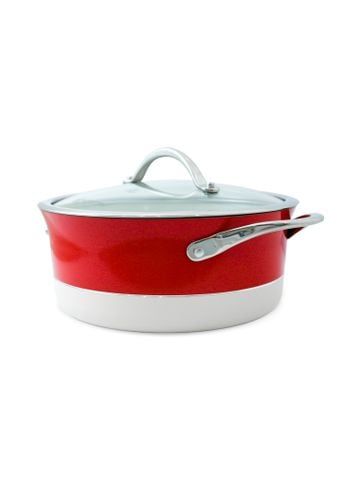 Hình ảnh NỒI NHÔM FUSSEN CS 24×10.5CM CÓ NẮP - 095222