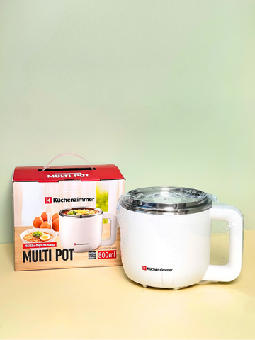  Nồi Lẩu Điện Đa Năng Kuchenzimmer 800 ML (013673-WHI) 