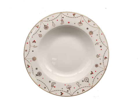  Dĩa sứ xương cao cấp  Moriitalia 21.5 cm - 013550 