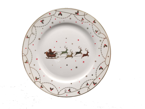  Dĩa sứ xương cao cấp Moriitalia 27 cm - 013536 