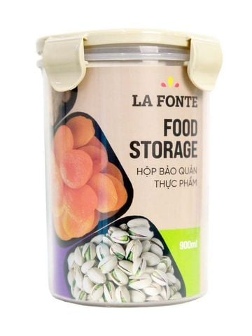  MỚI] Hộp Nhựa Đựng Thực Phẩm La Fonte 11x14.5cm - 180923-BEI 