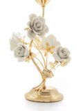  Đèn bàn hình hoa - Golden Table Lamp With Flower, code: 2398-1/TREVISO 