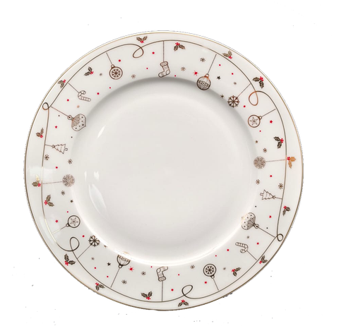  Dĩa sứ xương cao cấp  Moriitalia 19 cm - 013543 