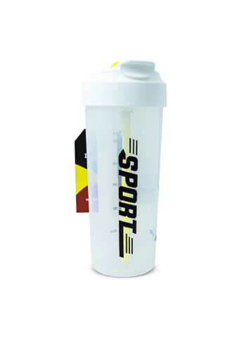  Bình nước thể thao La Fonte cá tính màu trắng 650ml - 011440-WHI 