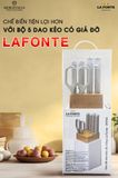  Bộ dao kéo đa năng có giá đỡ La Fonte - 011723 