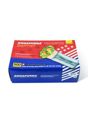  Nhôm lá tờ bọc thực phẩm in nổi vân kim cương ANNAPURNA 22.86 cm x 27.3 cm - MNTP59011228 