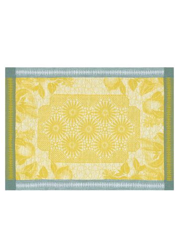 Khăn Trải Bàn PLACEMAT JARDIN D'ORIENT YELLOW màu vàng 50X36 100% LINEN - 25191