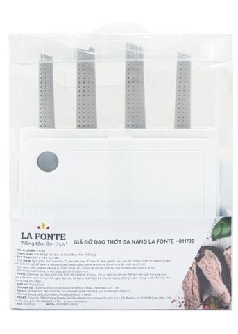 Hình ảnh BỘ DAO THỚT ĐA NĂNG CÓ GIÁ ĐỠ LA FONTE - 011730 đa năng trong gian bếp