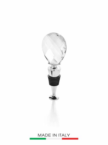 Đồ Trang Trí Nắp Bằng Bạc Đính Kim Cương  Pha Lê 7cm OTTAVIANI - 77310