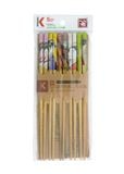 Đũa tre Nhật Bản vỉ 5 đôi Kokusai 22.5cm NDCK-04 