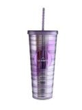  Ly nhựa 2 lớp kèm ống hút La Fonte 760ml - 013222-PUR 