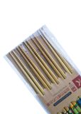  Đũa tre Nhật Bản vỉ 5 đôi Kokusai 23.5cm NDCK-04A 